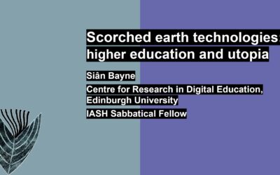 Scorched earth technologies: work-in-progress seminar